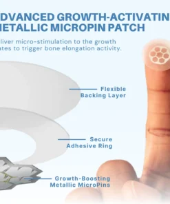 Oveallgo®️ HeightBoost MicroPin Growth & Stretch Patch