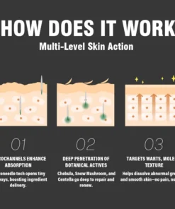 Oveallgo® Korean DermaClear Reedle Shot 100 Wart & Mole Eraser Serum