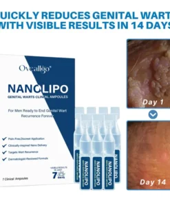 Oveallgo® NANOLIPO GENITAL WARTS CLINICAL AMPOULES