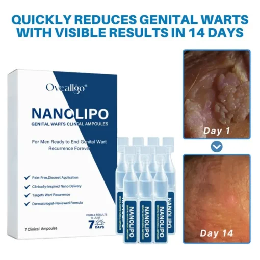 Oveallgo® NANOLIPO GENITAL WARTS CLINICAL AMPOULES