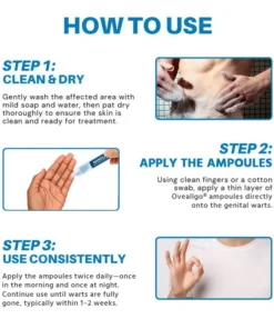 Oveallgo® NANOLIPO GENITAL WARTS CLINICAL AMPOULES