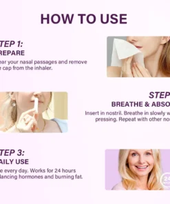 Oveallgo® Estradiol Menopause Weight Loss Nasal Inhalation Stick